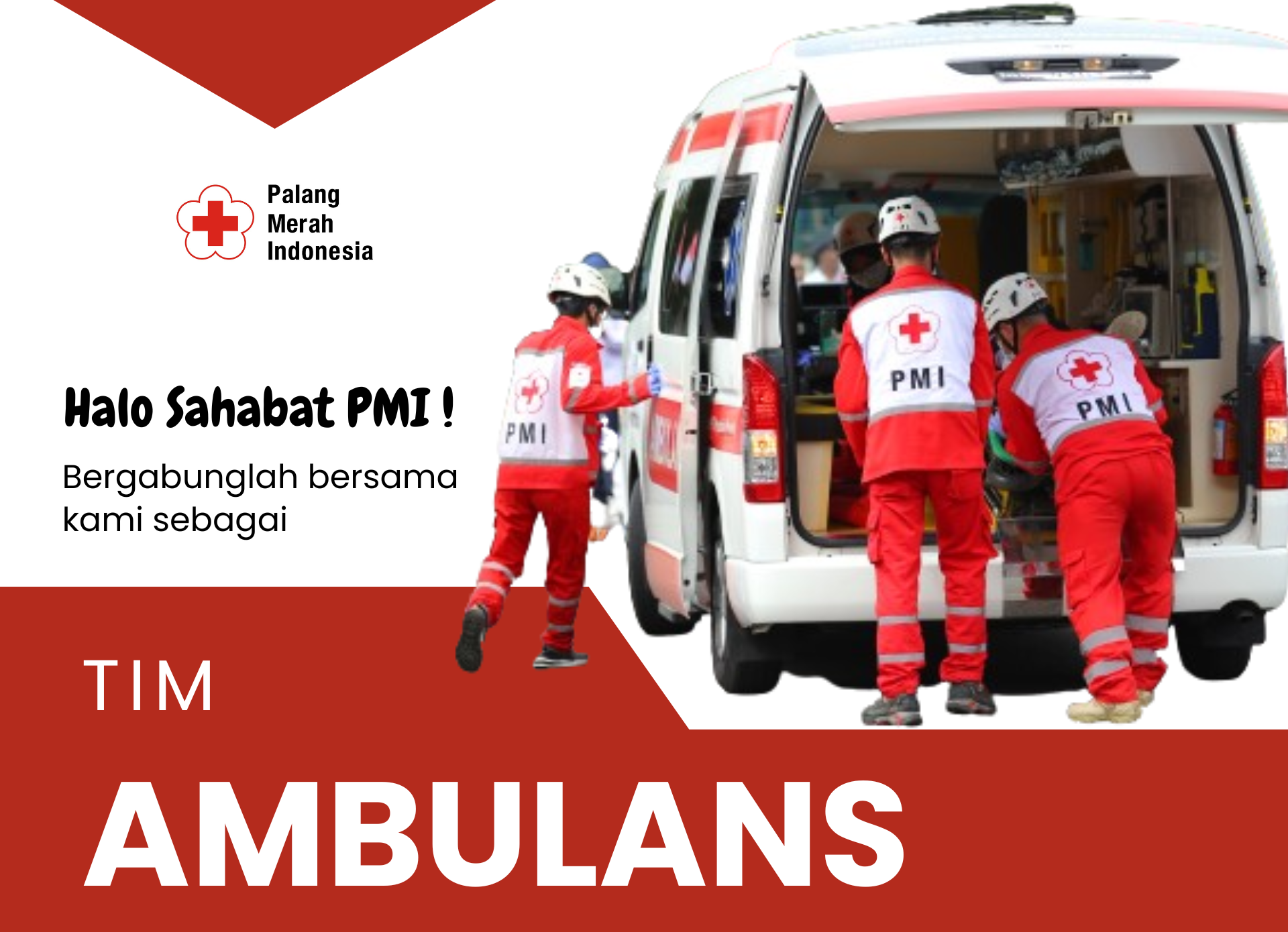 PMI Purwakarta Membuka Lowongan Kru Ambulans