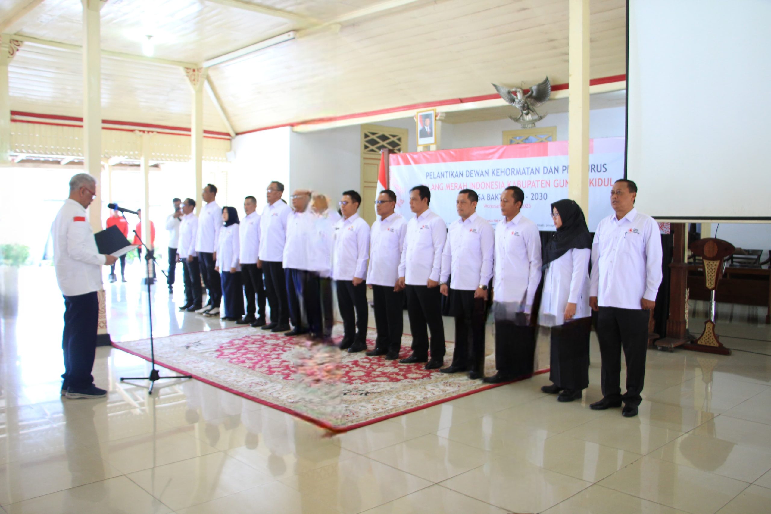 PMI Kabupaten Gunungkidul Masa Bakti 2025–2030 Resmi Dilantik, Bupati Endah Subekti Tegaskan Dukungan Penuh Pemkab