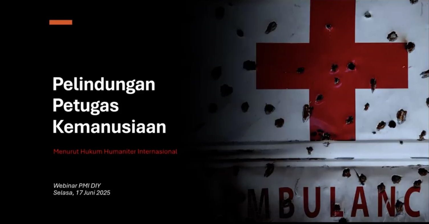 PMI Purwakarta Tegaskan Komitmen Pelindungan Petugas Kemanusiaan Lewat Webinar Nasional Bersama ICRC